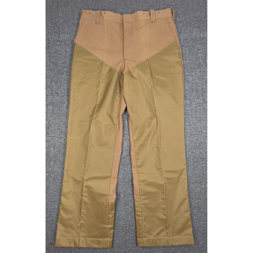 VTG Woolrich Hunting Brush Pants Reinforced Legs Men's Size 36x31 Made In USA
